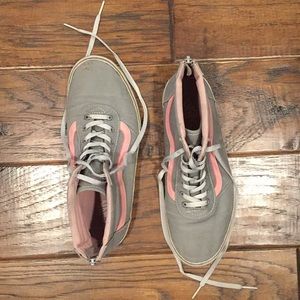 Vans (pink and gray)